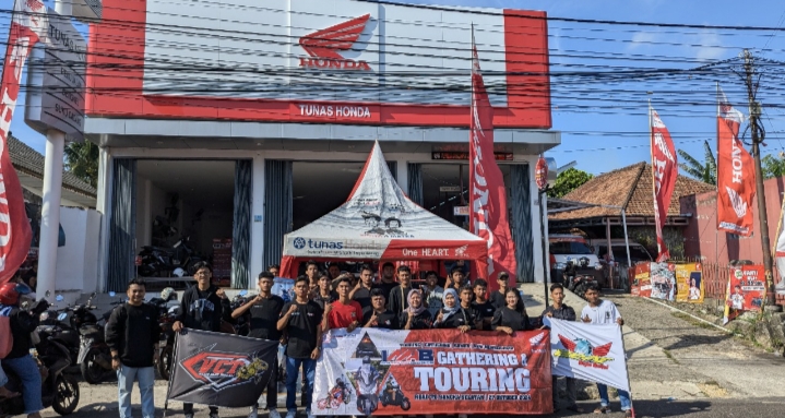 Honda Babel Gelar Touring dan Gathering Dari Pangkalpinang Menuju Ujung Pulau Bangka Bagian Selatan