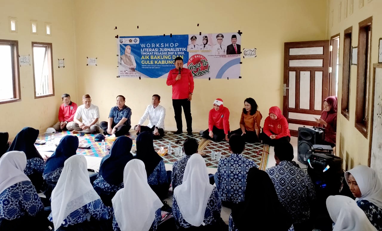 Literisasi PWI Basel Goes To School, Bupati Riza: Positif Bagi Daerah