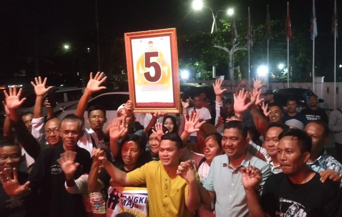 Respon Rato-Ramadian Setelah Ditetapkan KPU Memenuhi Syarat Maju Pilkada Bangka