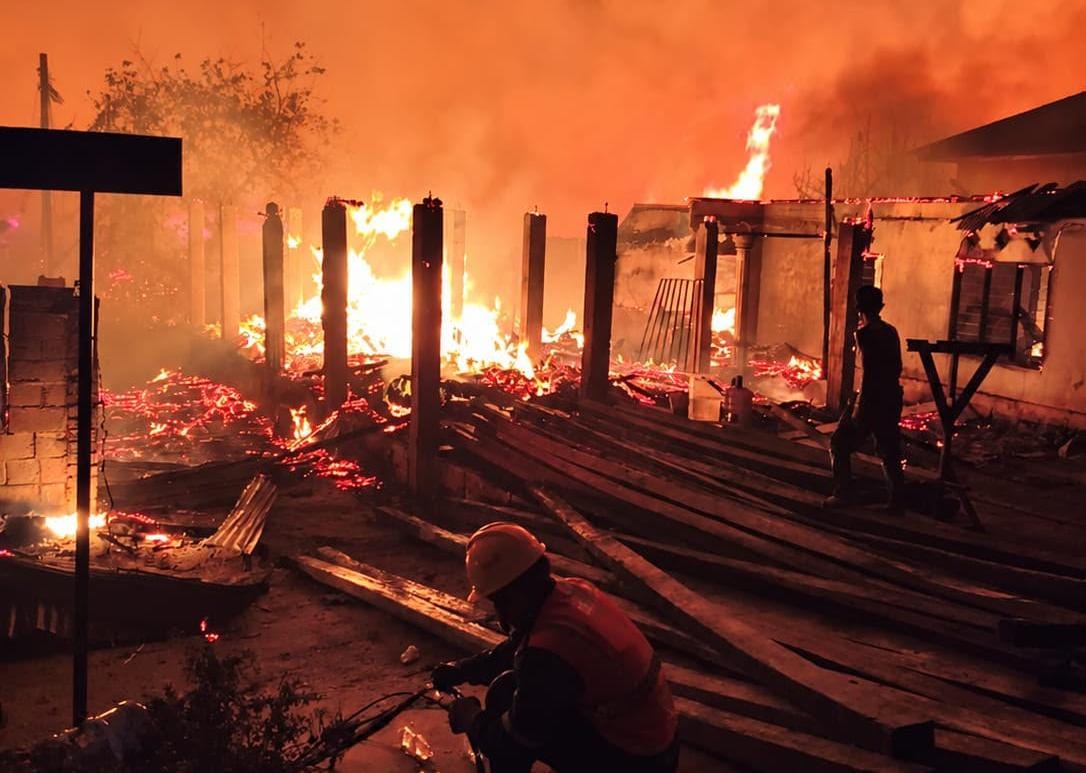 Kebakaran Dusun Serdang, IMM Babel Desak Pemprov Perkuat Armada Pemadam Kebakaran