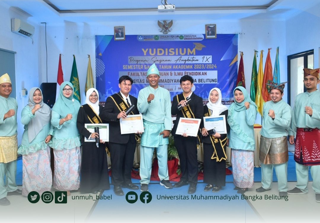 138 Mahasiswa UnMuh Babel Ikut Yudisium IX 