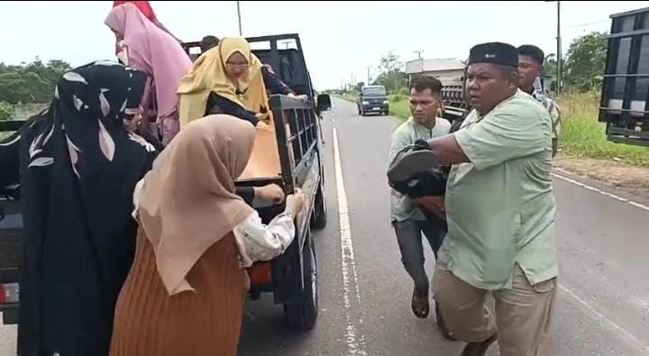 Crossing Jalan Sadai Kembali Makan Korban, Seorang Pengendara Kecelakaan Saat Melintas