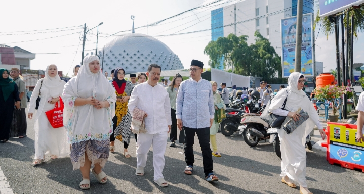 MAQT Pangkalpinang Salat Ied Perdana, Tembus Ribuan Jamaah