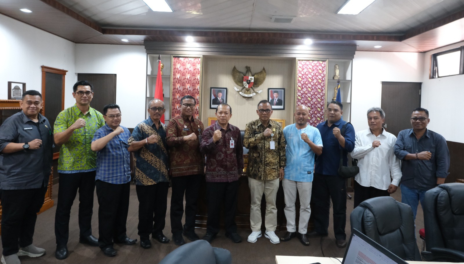 Percepatan Pendirian Koperasi Merah Putih , Kakanwil Kemenkum Babel Sambangi Bupati Belitung