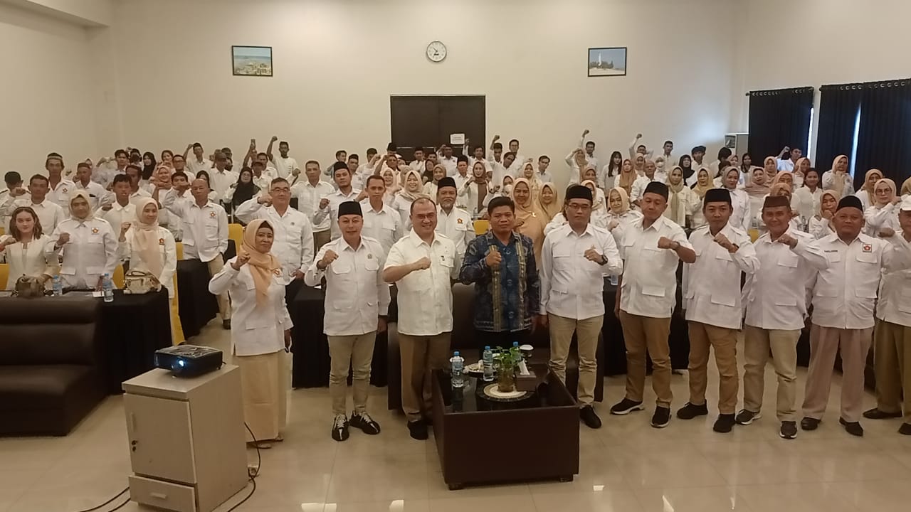 Pendidikan Politik DPC Gerindra Pangkalpinang, Kawal dan Rebut Suara 