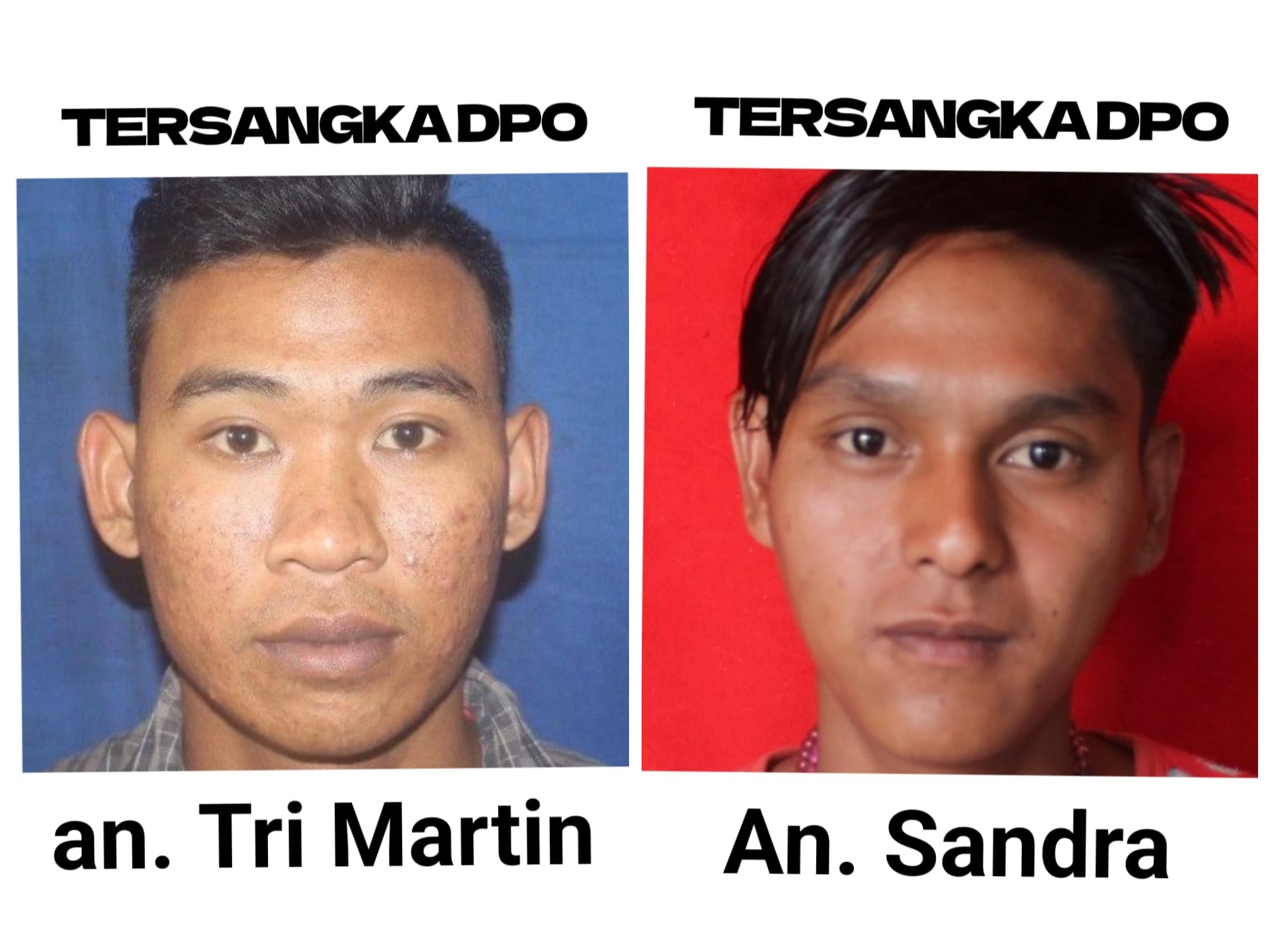 Ini 2 Orang Buron Kasus Pembunuhan Sadis di Mentok