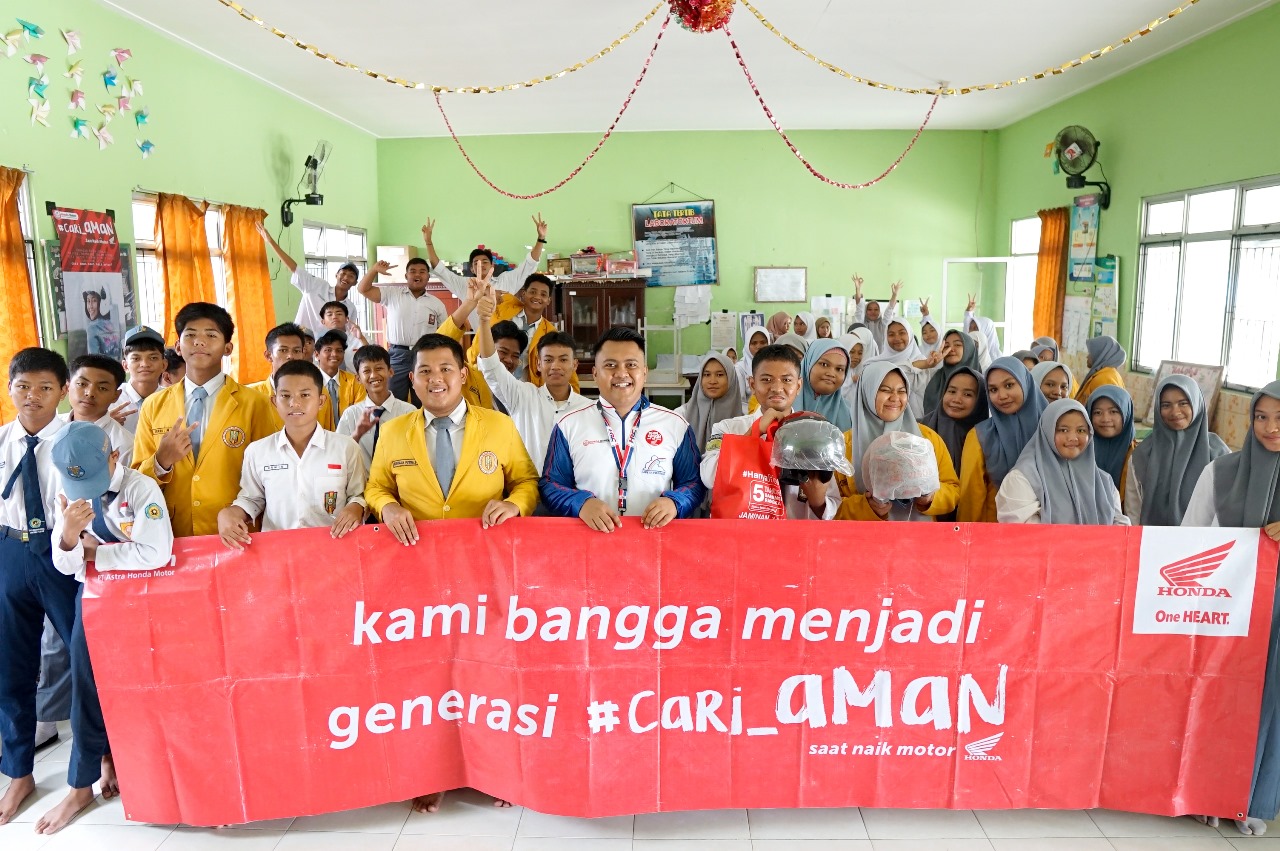 Honda Babel Gencarkan Edukasi Keselamatan Berkendara di Belitung