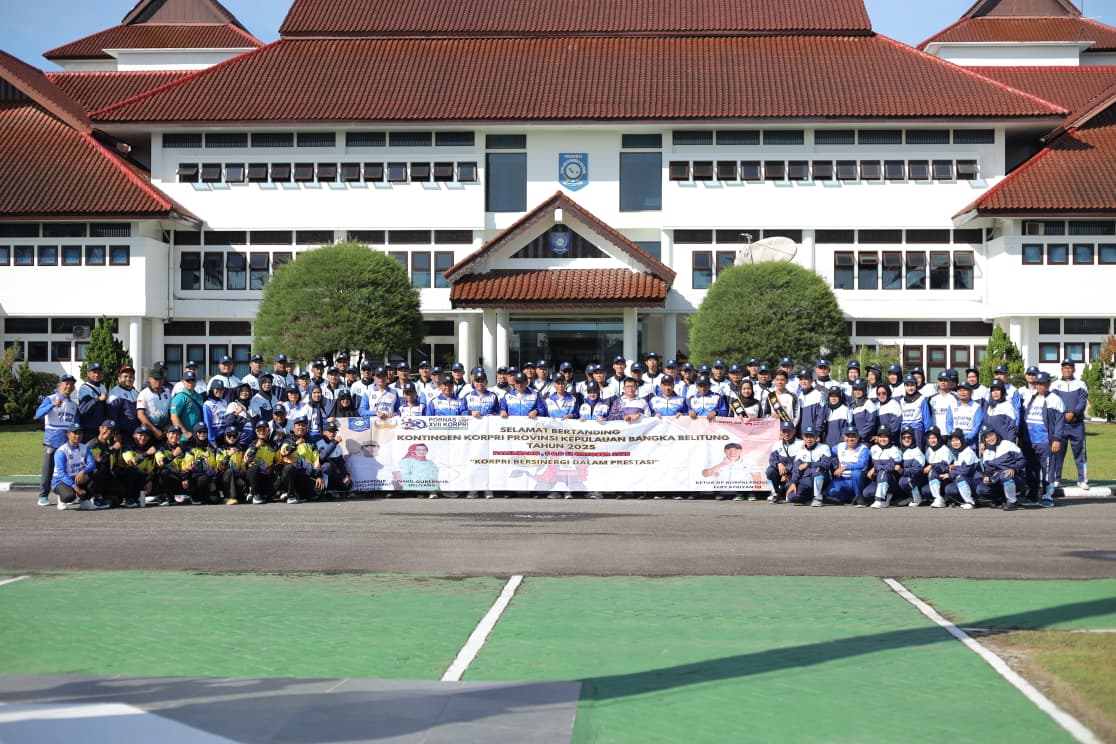 Pesan Gubernur untuk Kontingen PORNAS XVII KORPRI: Harumkan Nama Babel dengan Prestasi