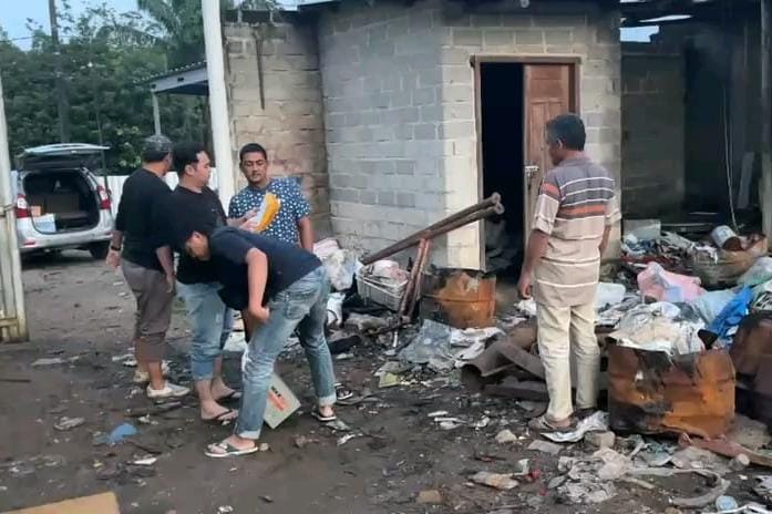 Polsek kelapa Tangkap Spesialis Pencuri Aki Tower Seluler