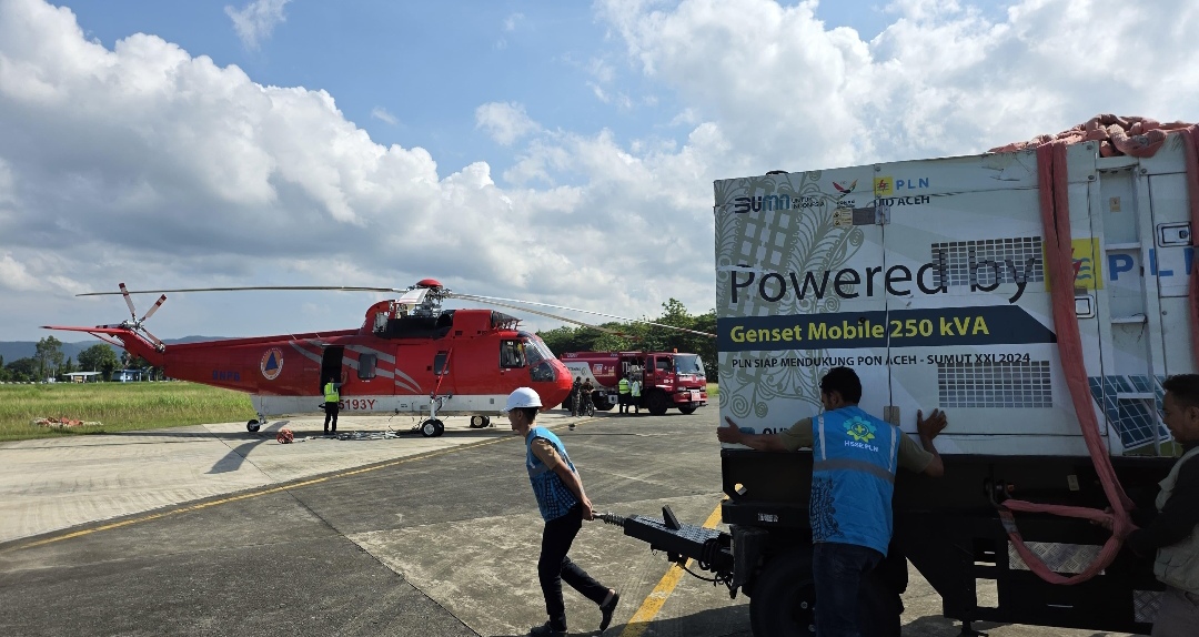 Pulihkan Objek Vital, PLN Terbangkan Genset untuk Listriki RSUD Datu Beru Takengon