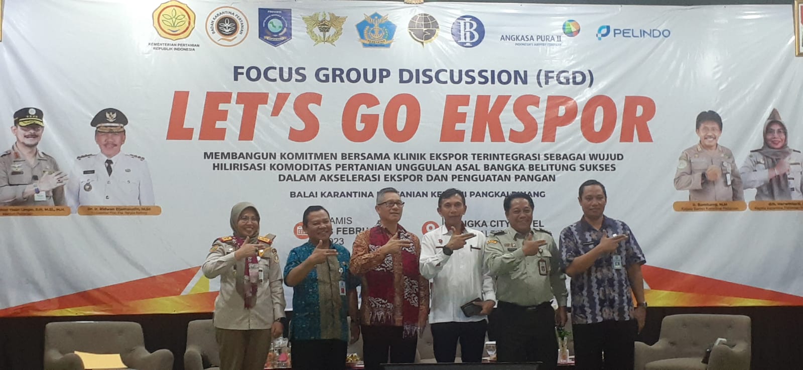 FGD Lets Go Ekspor, Semangat Tingkatkan Ekspor Pertanian Babel 