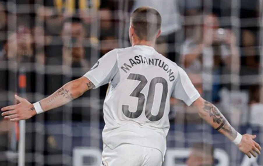 Bahagianya Mastantuono Cetak Gol Debut di Real Madrid
