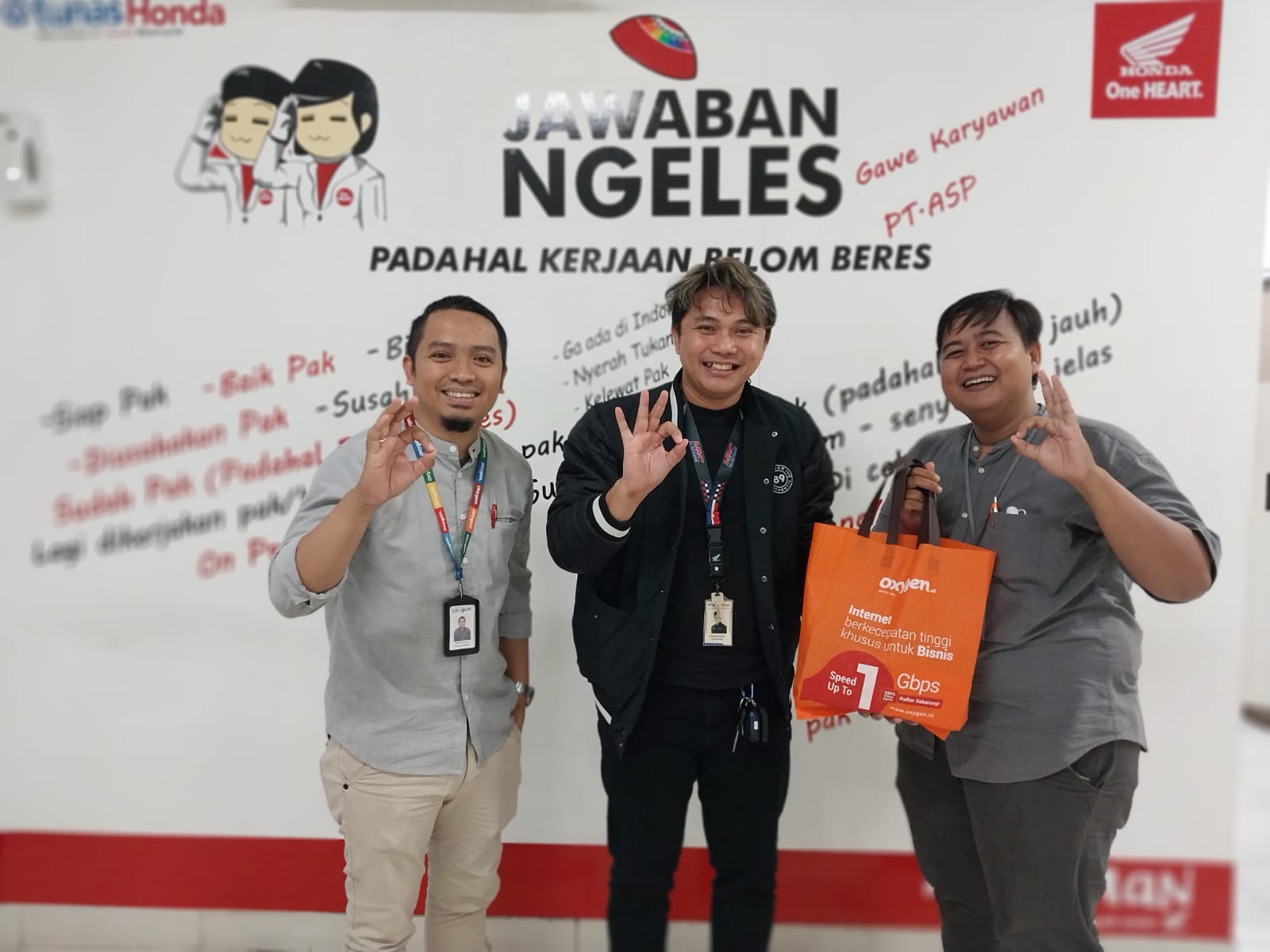 After Sales Service Oxygen.id Dapat Jempol dari Tunas Honda Bangka