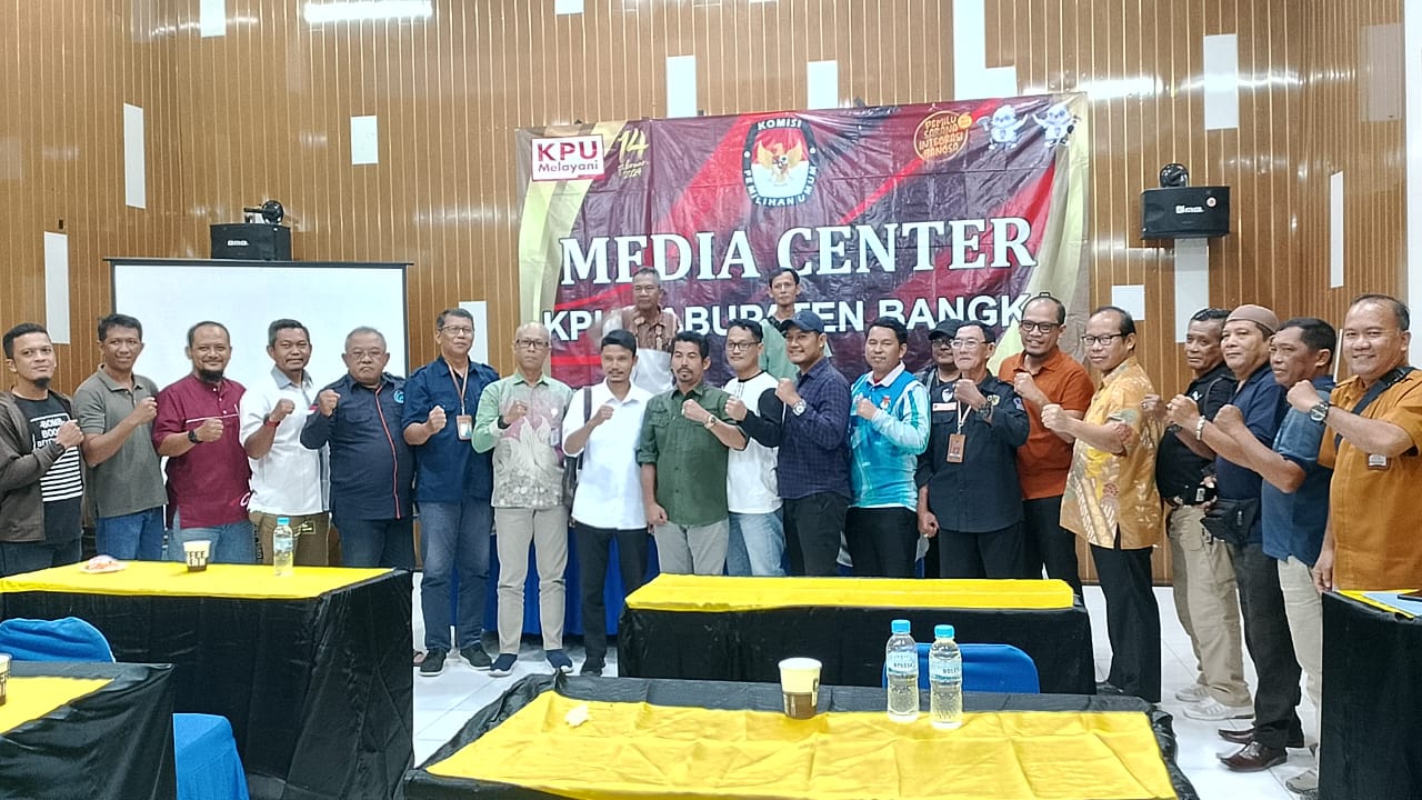 Bersama Media Massa, KPU Bangka Jalin Sinergitas Sukseskan Pemilu 2024