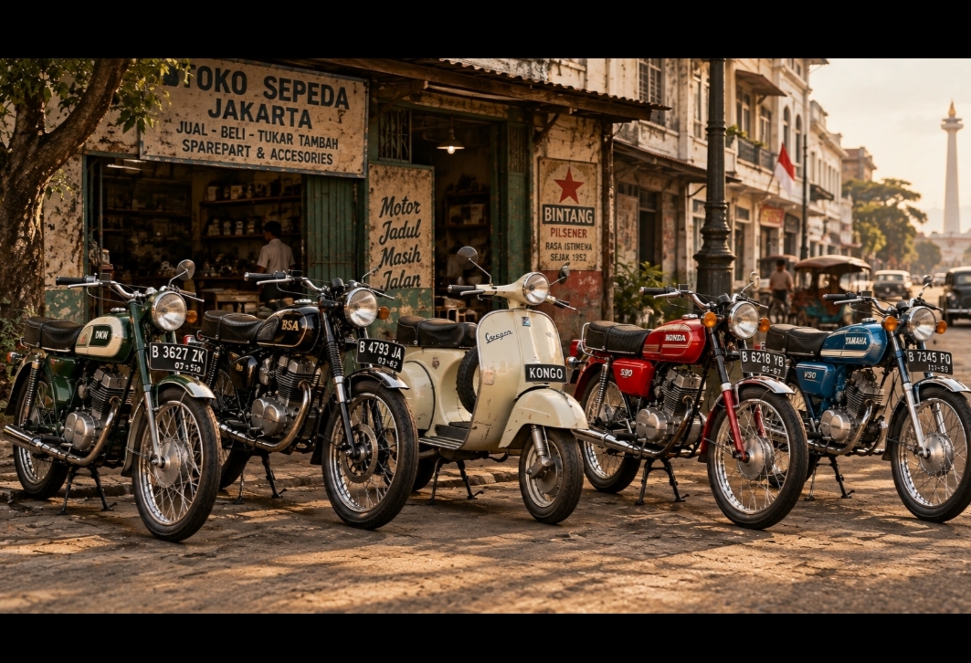 Ini 5 Motor Pertama yang Mengaspal di Indonesia, Ada Buatan Jerman dan Inggris