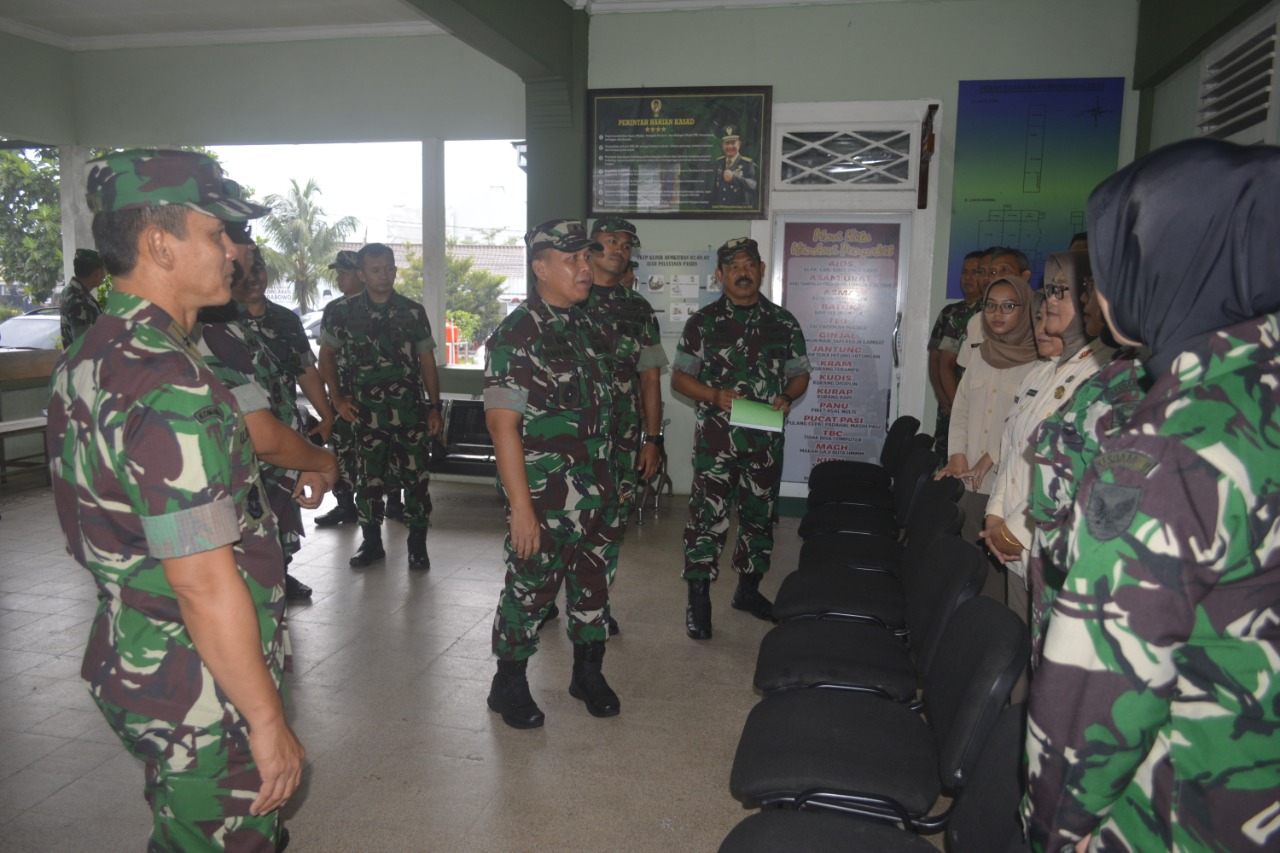 Pangdam II/Sriwijaya Tinjau Makorem Lama dan RS Dinas Kesehatan Tentara 