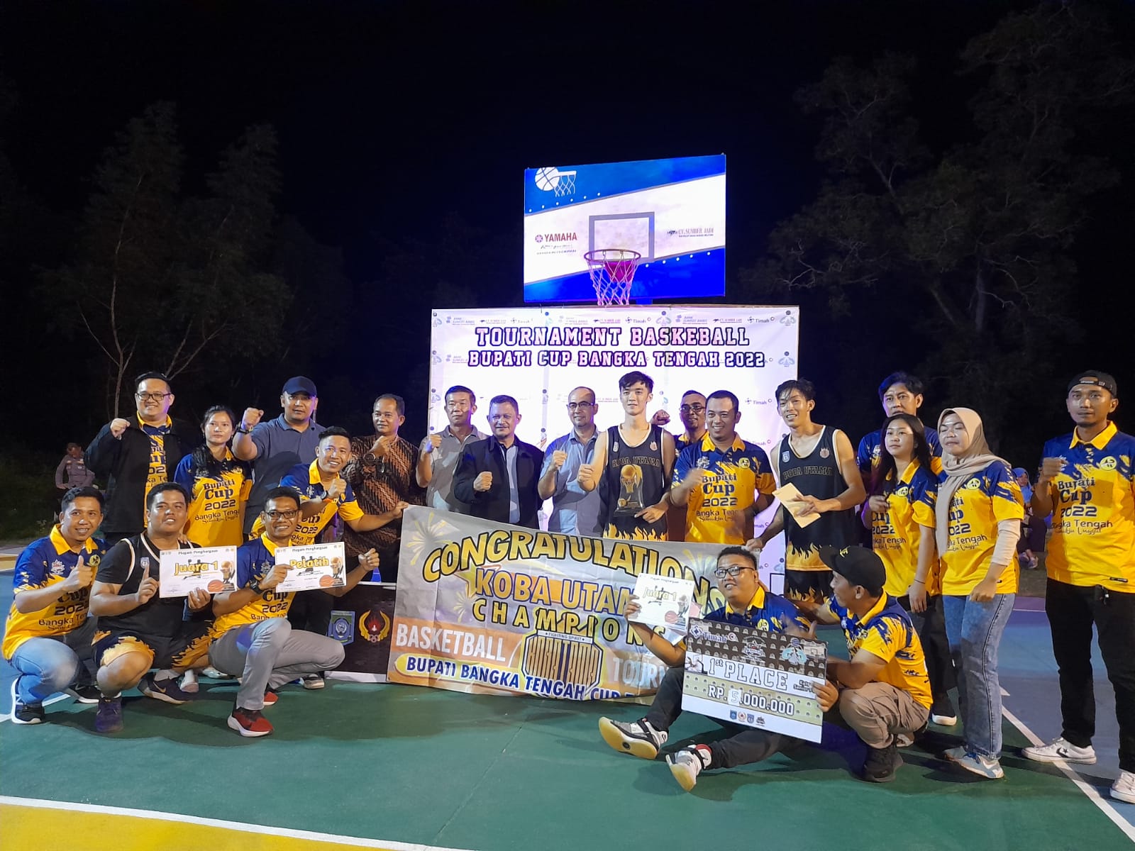 Turnamen Basket Bupati Bateng Cup 2022 Resmi Ditutup, Ini Juaranya