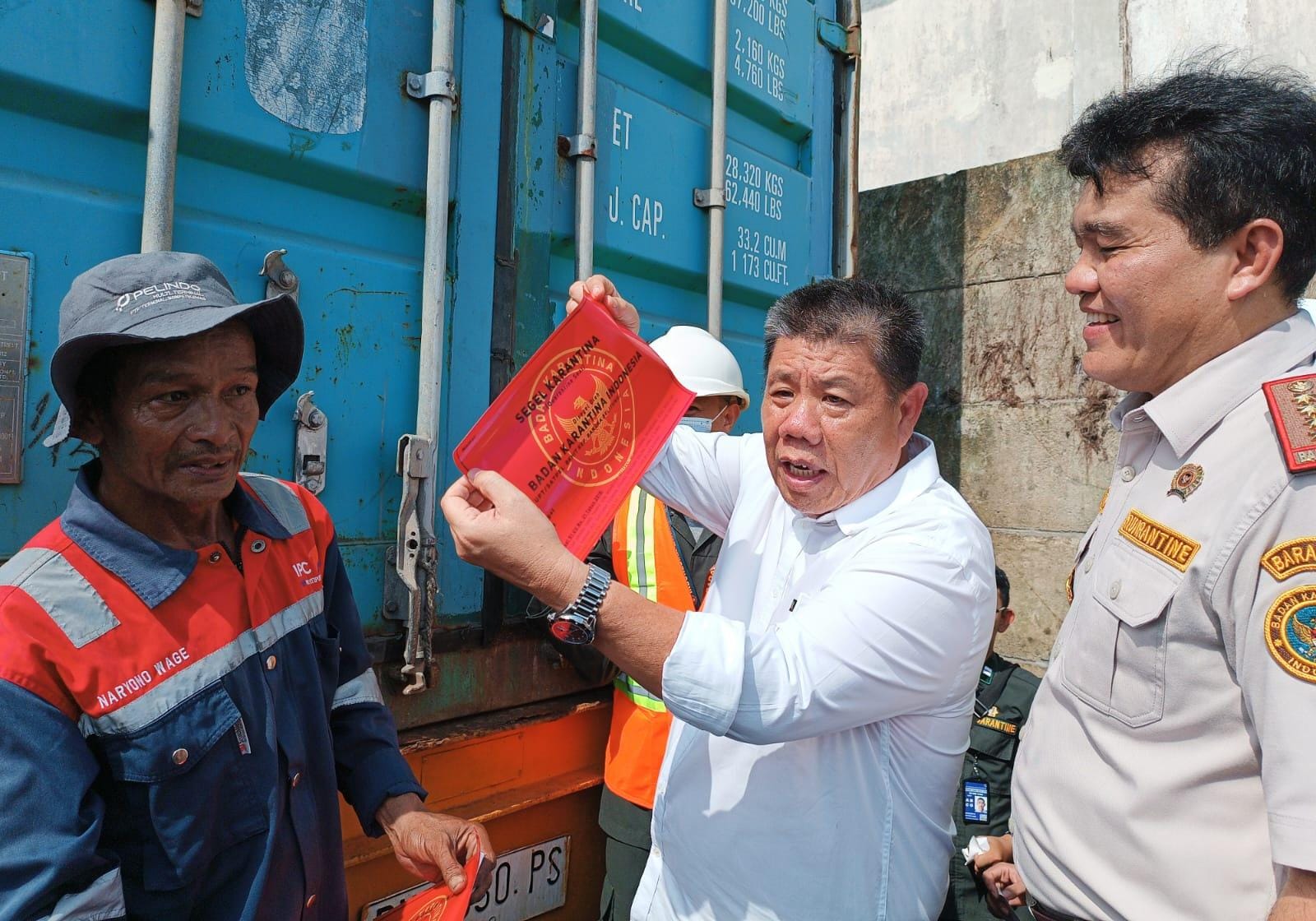 Kepala BKI dan Gubernur Hidayat Lepas Ekspor 51 Ton Lada dan 89,5 Ton Ikan Segar Bangka Belitung
