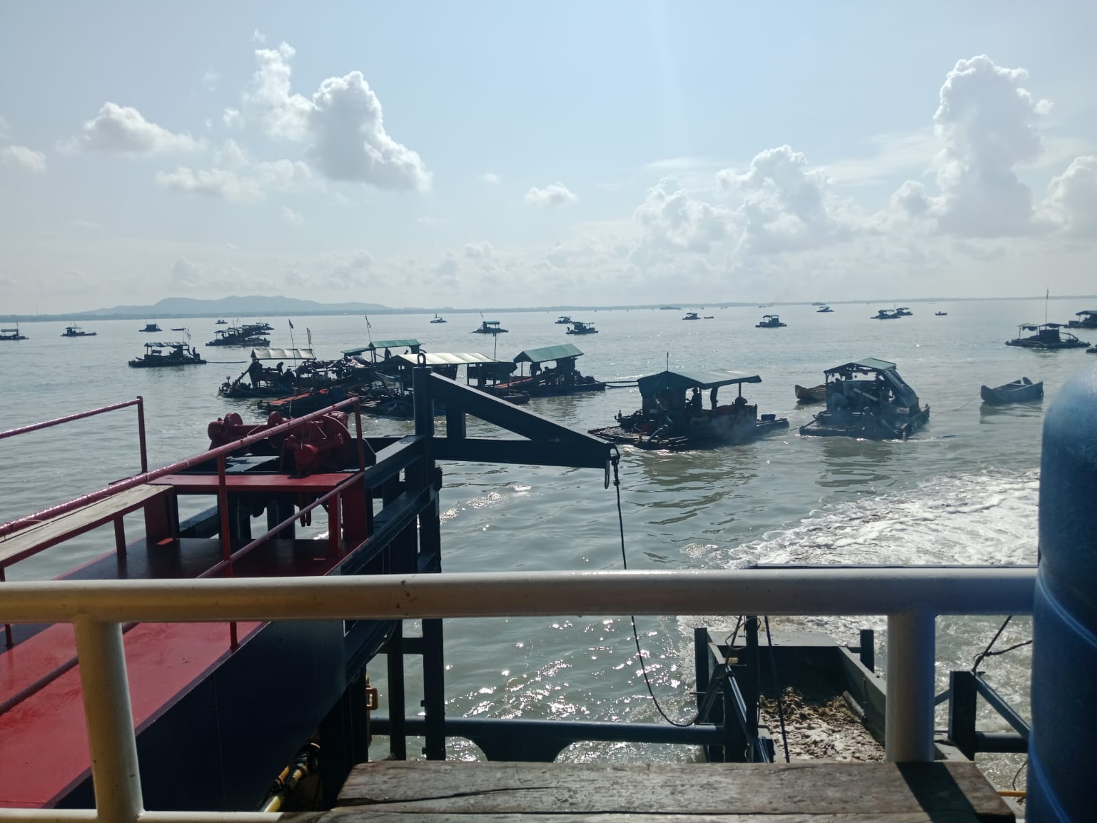 Ratusan TI Selam Membandel, Kembali Merambah IUP PT Timah Sukadamai, Katanya Ada Beking