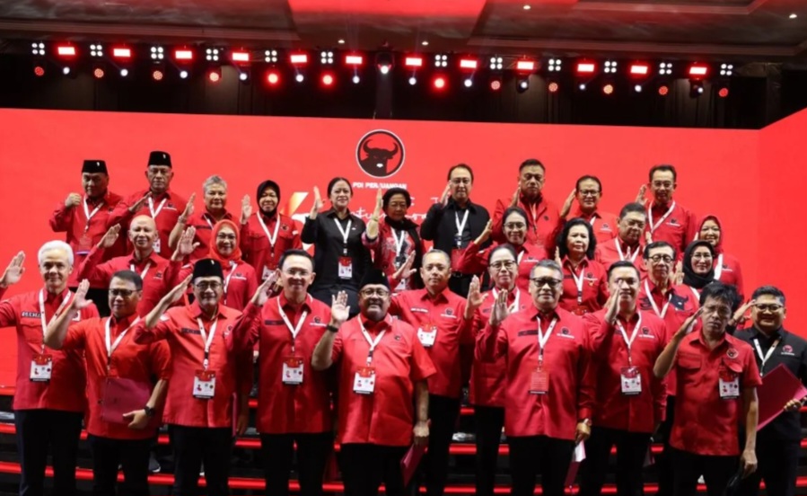 PDIP Umumkan Susunan Pengurus DPP  2025-2030, Tak Ada Nama Hasto, Rudi Tjen Wakil Bendahara, Ada Ahok & Ganjar