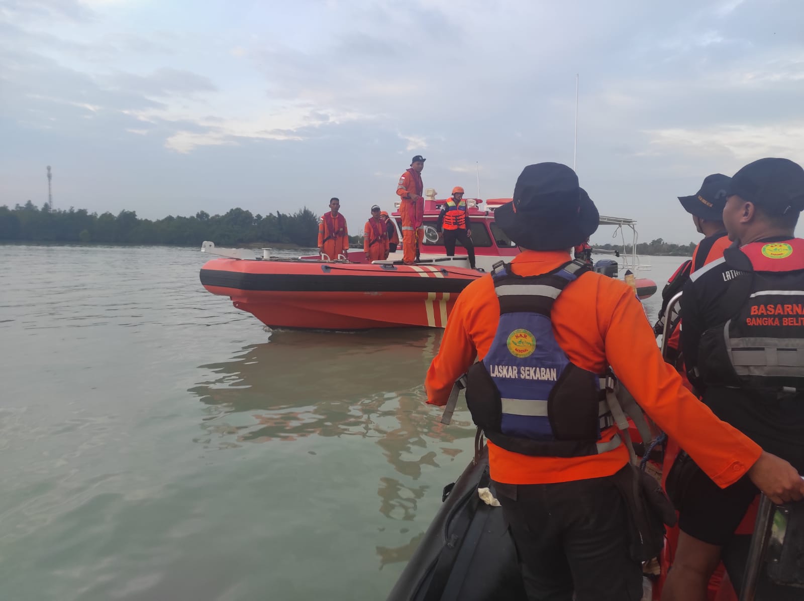 Perkembangan Hari Kedua Pencarian Bocah yang Diterkam Buaya di Muara Pangkalbalam