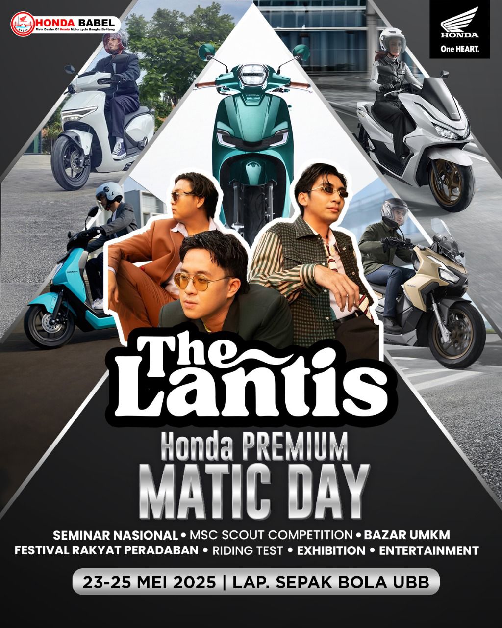 Honda Babel Hadirkan “Honda Premium Matic Day” di Universitas Bangka Belitung, Tampilkan The Lantis 
