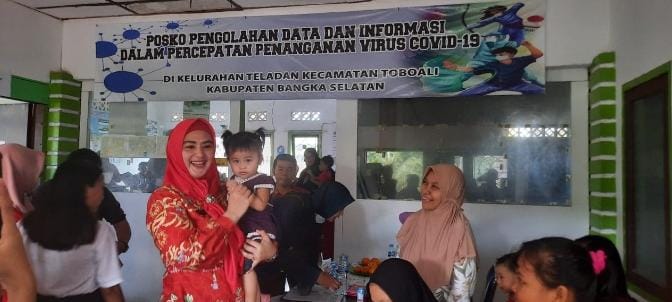 Pantau Posyandu, Debby: Bentuk Kasih Sayang Orang Tua Pada Kesehatan Anak