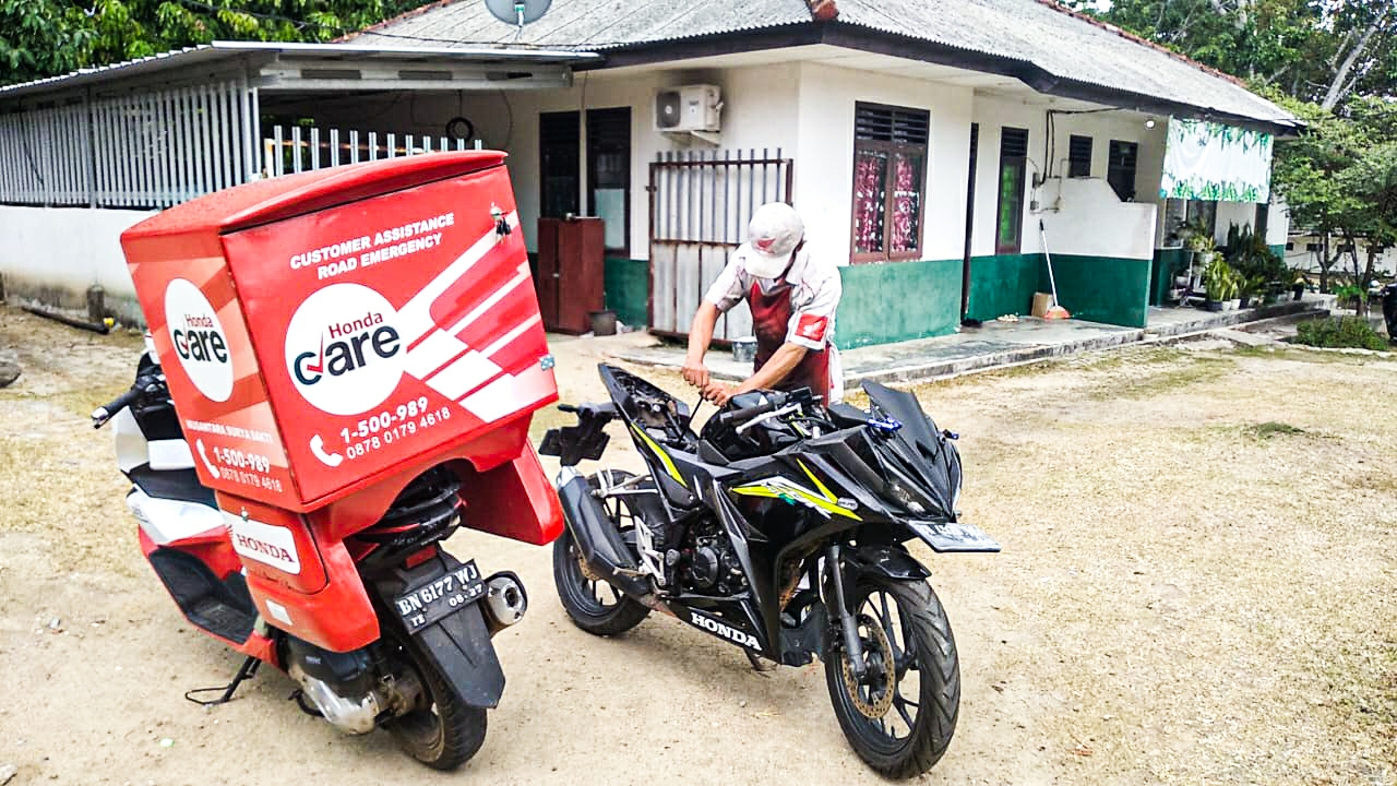 Konsumen Kini Jauh Lebih Tenang, Honda Babel Atasi Masalah Darurat dengan Layanan Honda CARE!