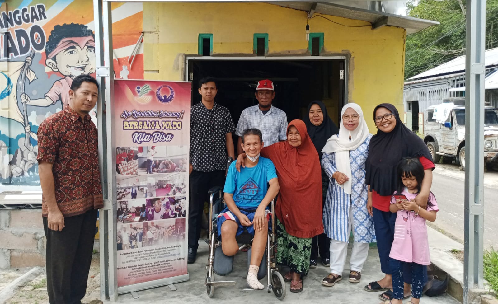 Dua Lansia Terlantar Dinsos Bangka Titip ke Panti Wado