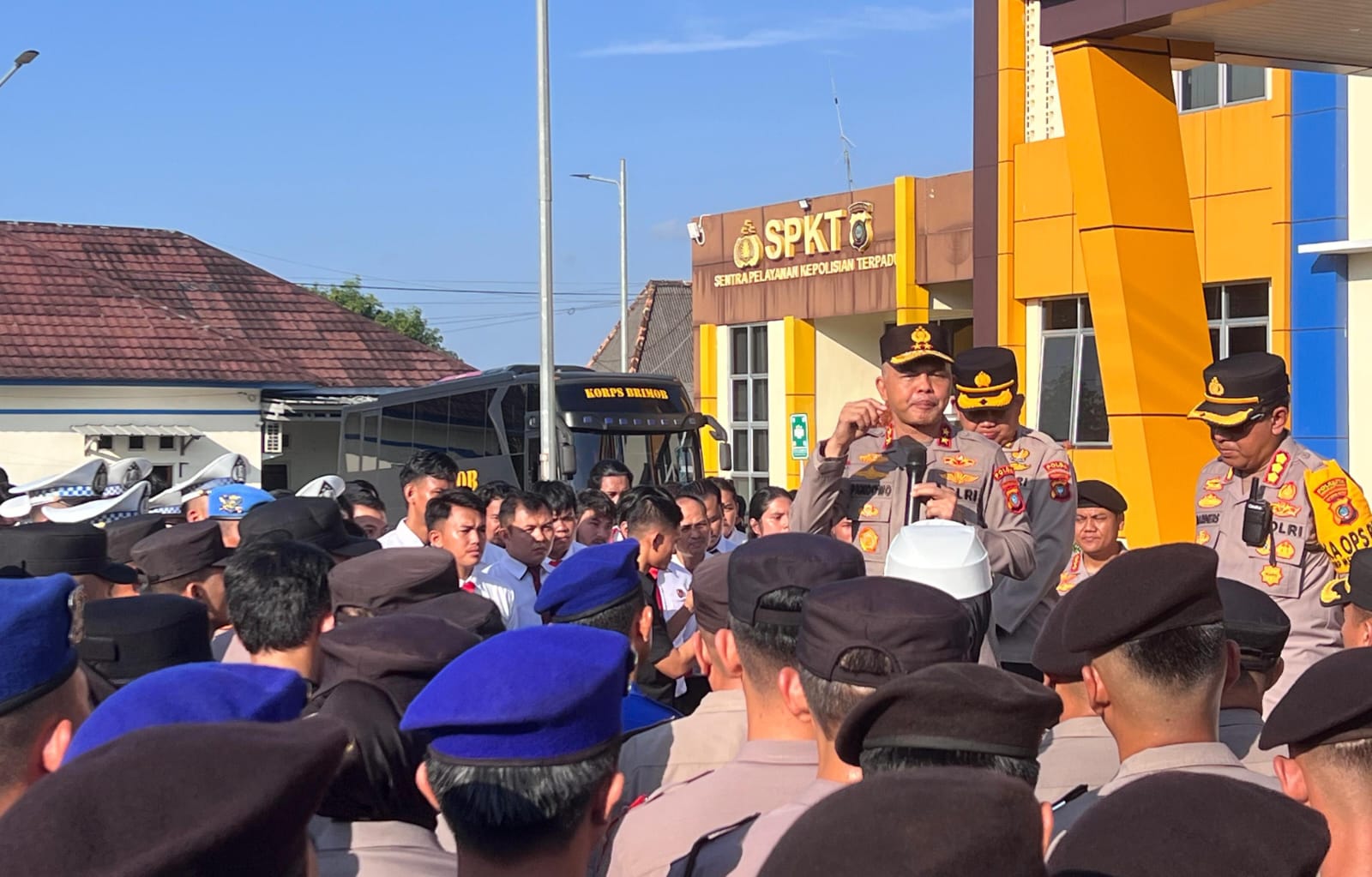 Kapolda Babel Sampaikan Atensi Ke Jajaran Polresta Pangkalpinang, Salah Satunya Pengamanan Pilkada Ulang