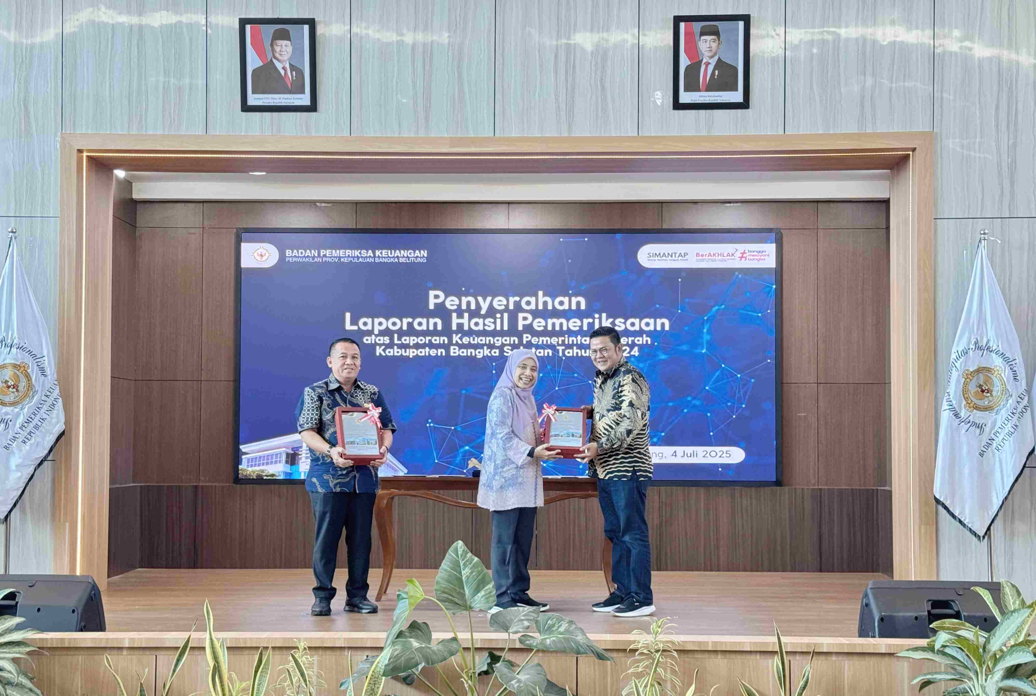 Pemkab Basel Raih WTP Keenam Berturut, Ini Kata Bupati dan Ketua DPRD