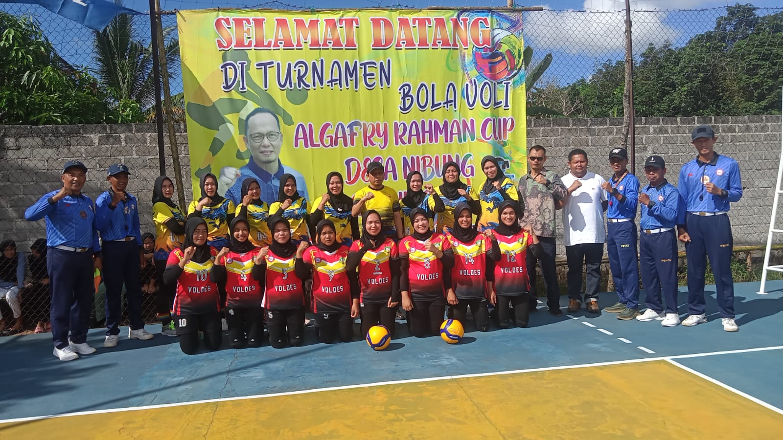 92 Tim Ikuti Turnamen Voli Algafry Rahman Cup