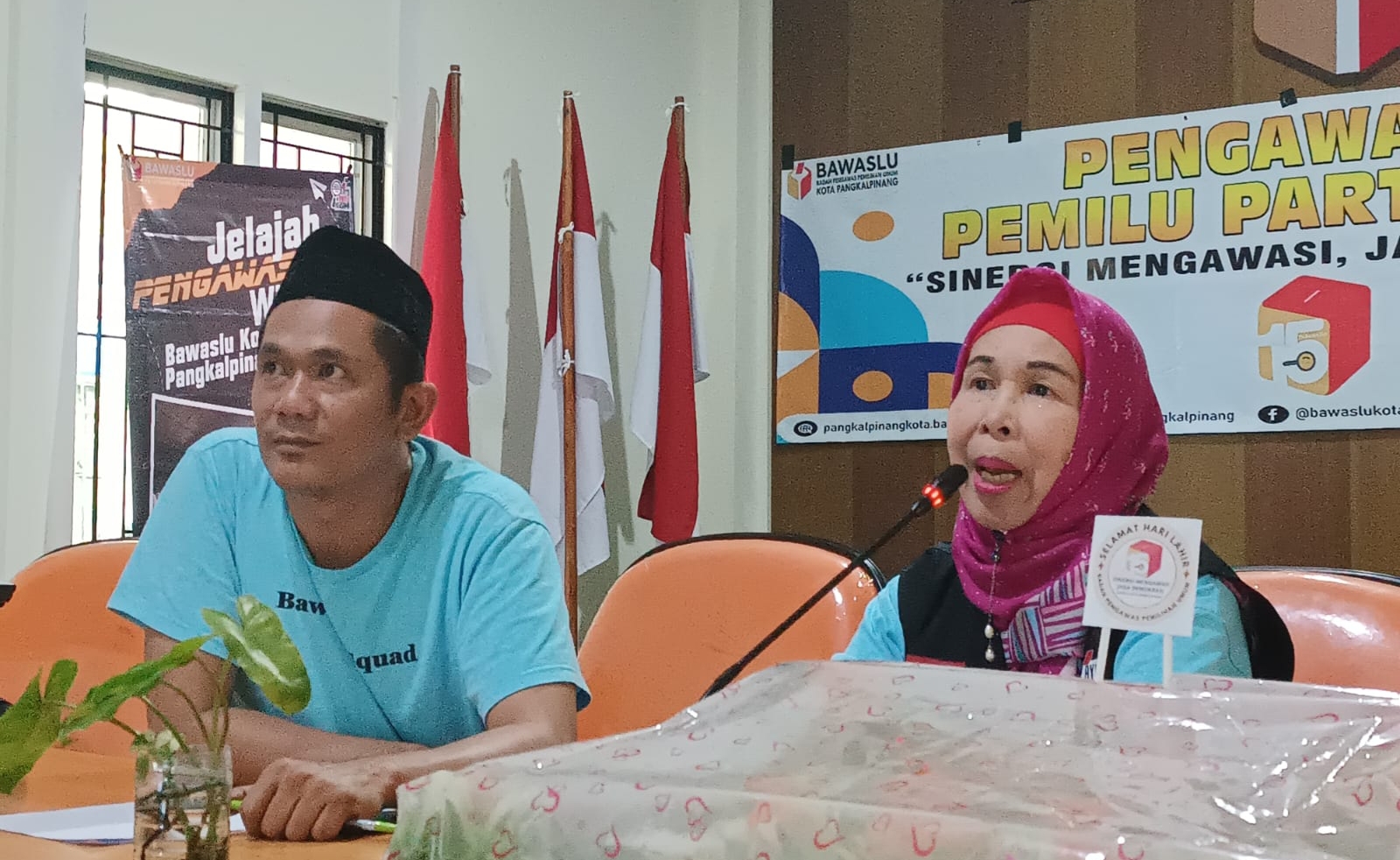 HUT ke-15 Bawaslu RI, Bawaslu Pangkalpinang Ajak Media Massa Awasi Pemilu 2024