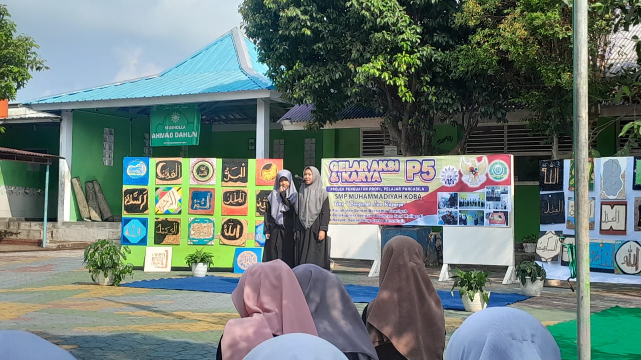 Usung Tema Bangunlah Jiwa Raganya, SMP Muhammadiyah Koba Gelar Aksi dan Karya P5