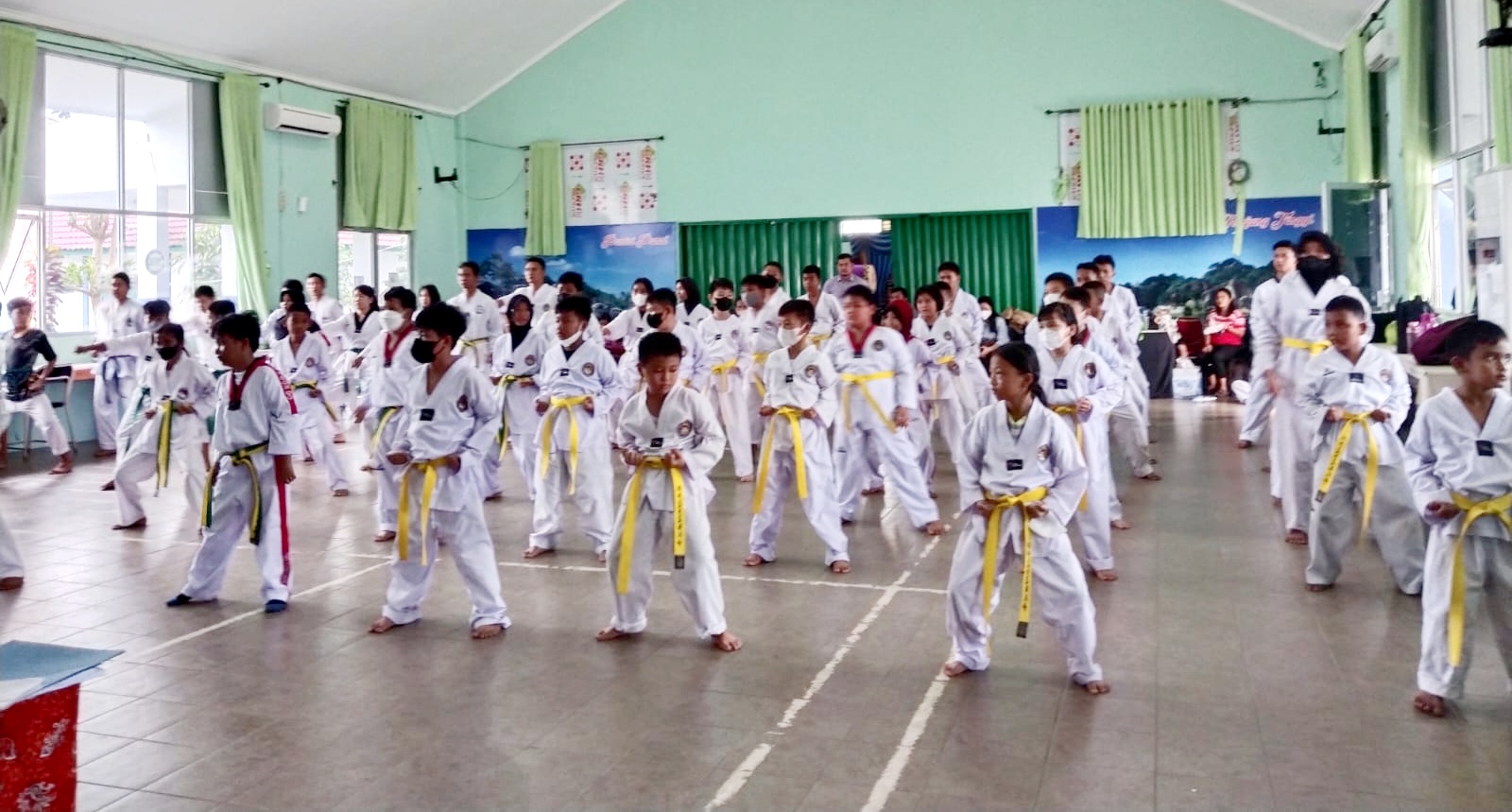 Mountain Taekwondo Club Gelar Ujian Kenaikan Tingkat, Diikuti 95 Peserta