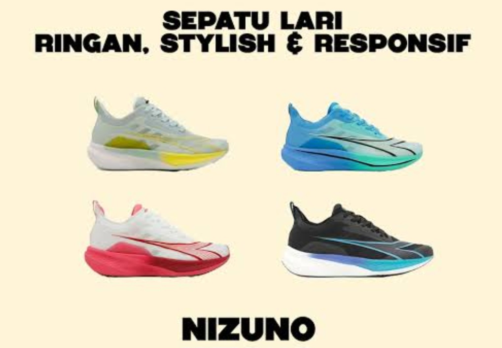 Nizuno, Sepatu Lari Carbon dari Diadora, Harga Tak Sampai Sejuta