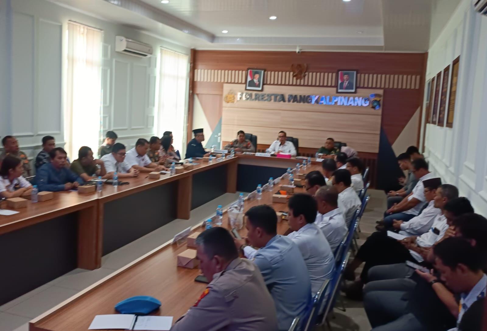 Polresta Pangkalpinang Gelar Rakor OPM 2025 Jelang Pilkada Ulang