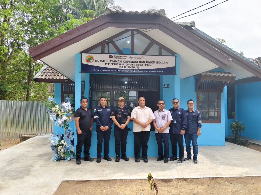 Bangkitkan Ekonomi Lokal, PT Timah Hadirkan Rumah Batik untuk UMKM Kundur