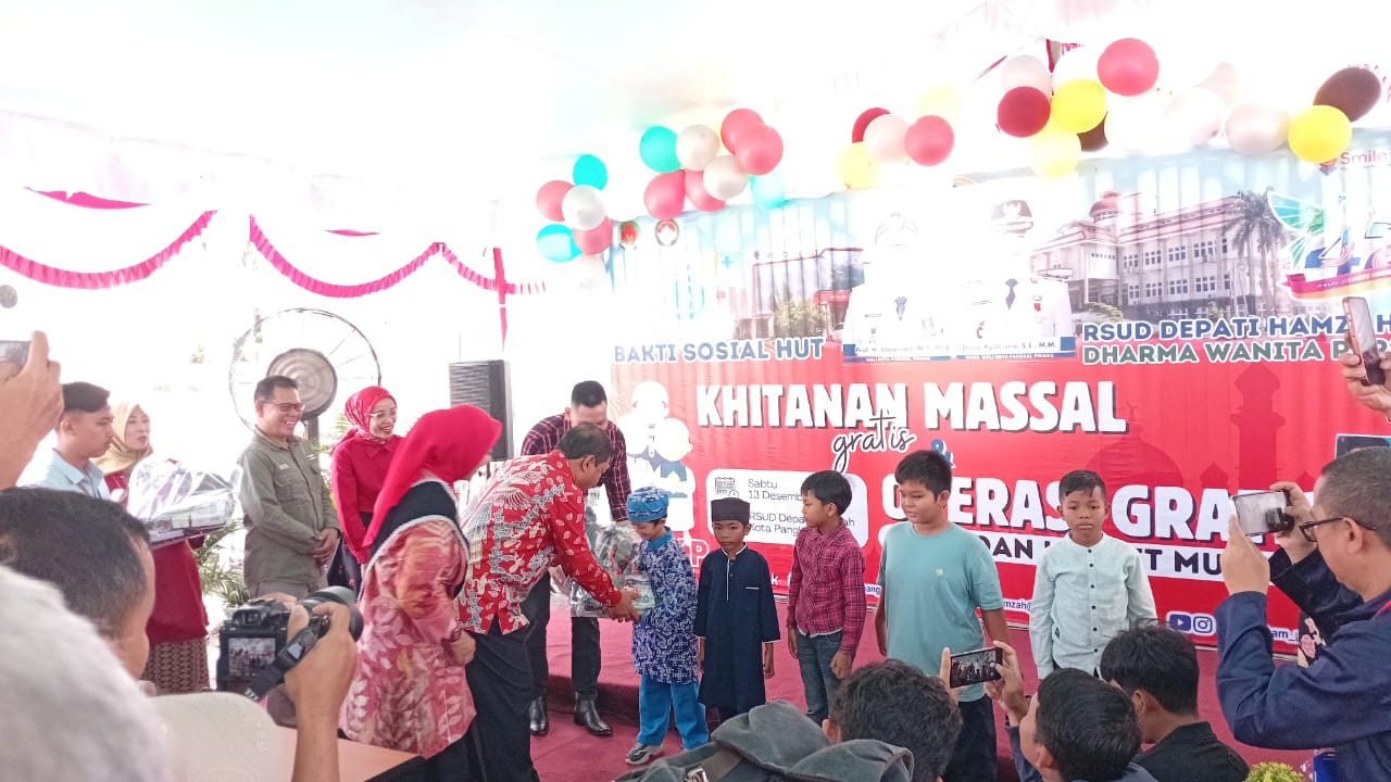 Wako Udin Buka Bakti Sosial HUT ke-42 RSUD Depati Hamzah: Wujudkan Komitmen Pelayanan Prima