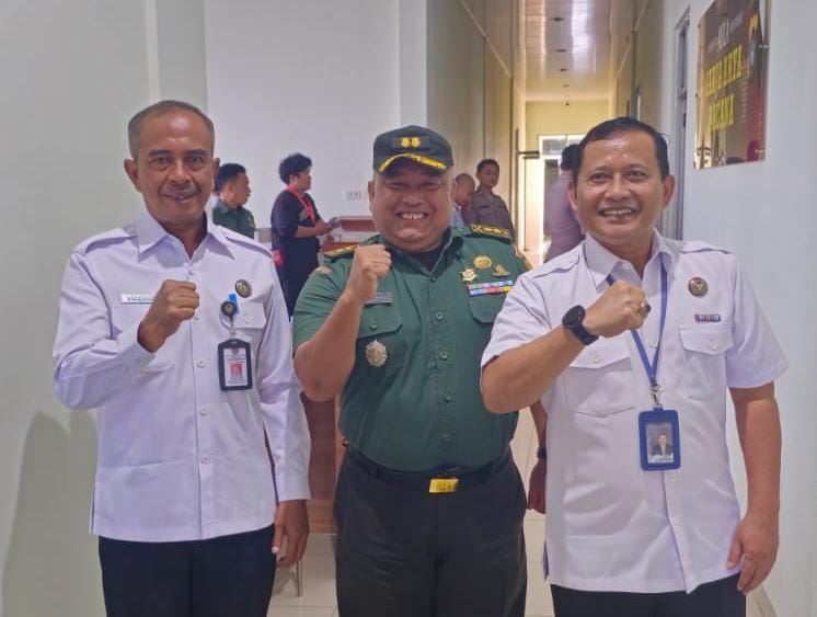 Pertemuan Singkat Kalapas Pangkalpinang dengan Kasdim 0413/Bangka, Bahas Kerjasama Pembinaan Warga Binaan