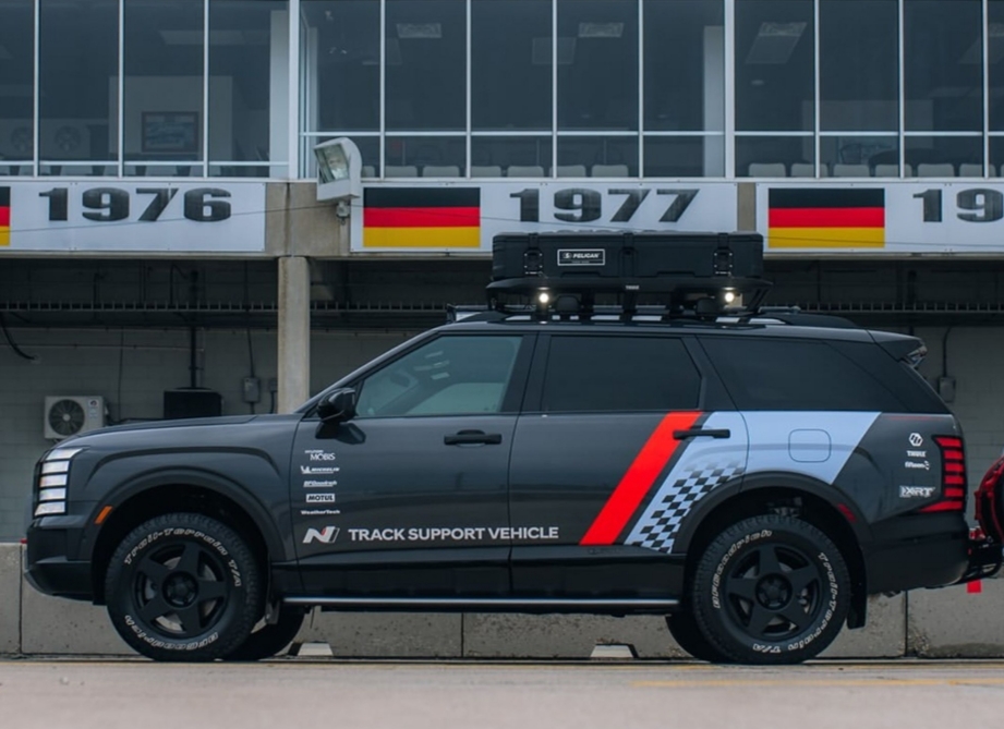 Gagahnya Hyundai Palisade XRT Pro N Track Support Vehicle