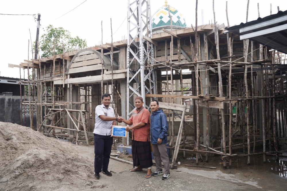 PT TIMAH Tbk Dukung Renovasi Masjid Nurul Hibah di Pangkalpinang