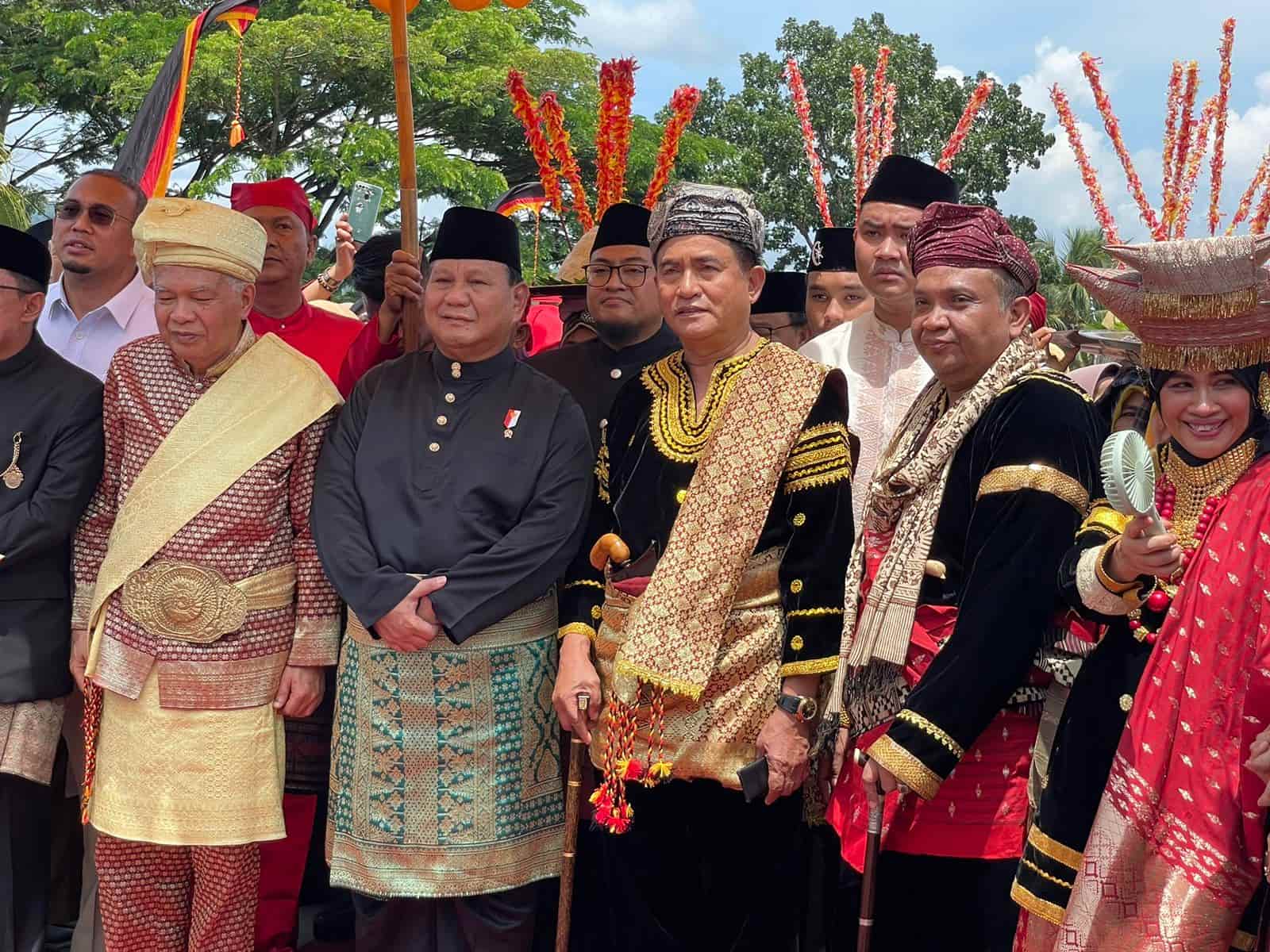 Prabowo Subiyanto dan Yusril Ihza Mahenda Hadir di Batusangkar, Sumatera Barat