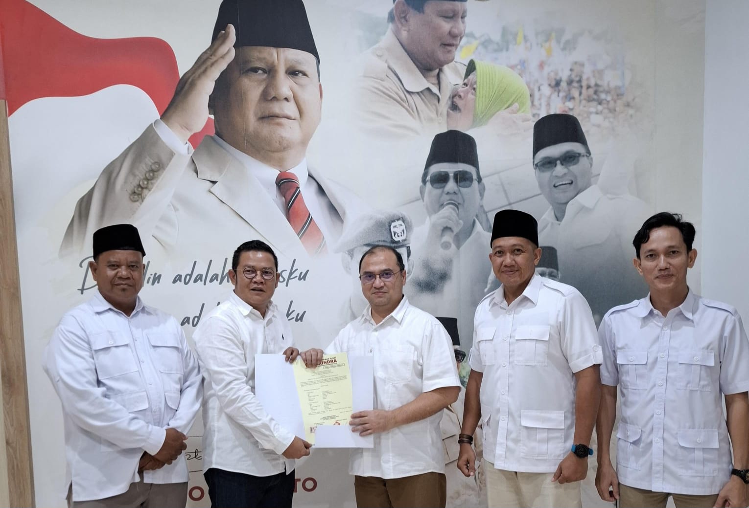 Kejutan! Partai Gerindra Susul 10 Partai Lain Dukung Riza-Debby, Pilkada Basel Lawan Kotak Kosong