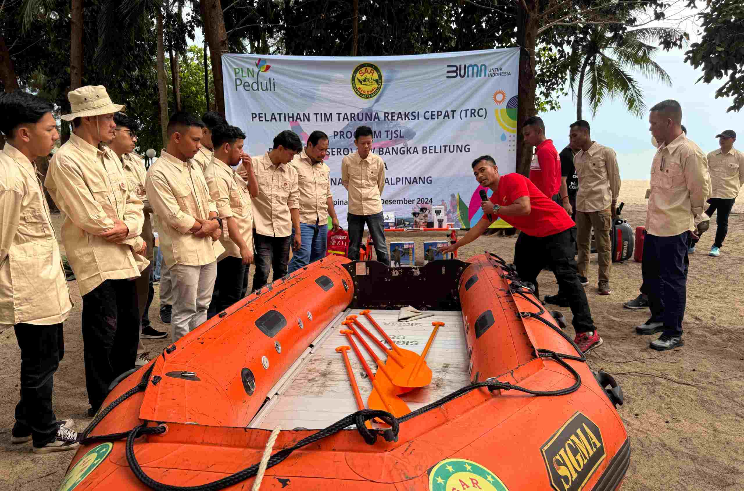 GM PLN Babel Pimpin Pelatihan Tim TRC, Kolaborasi dengan Basarnas Pangkalpinang