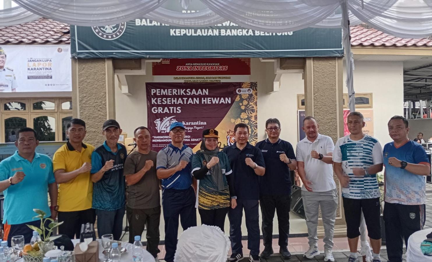 Komitmen Barantin di Usia 148, Balai Karantina Hewan, Ikan dan Tumbuhan Babel Siap Dukung MBG