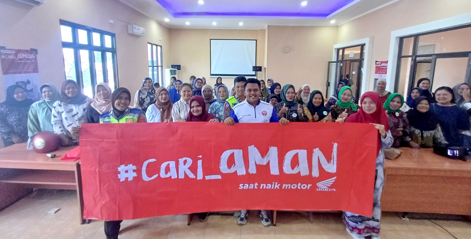 Sambut Kartini Day, Honda Babel Gelar Seminar Safety Riding Bersama Kartini Muda Belitung