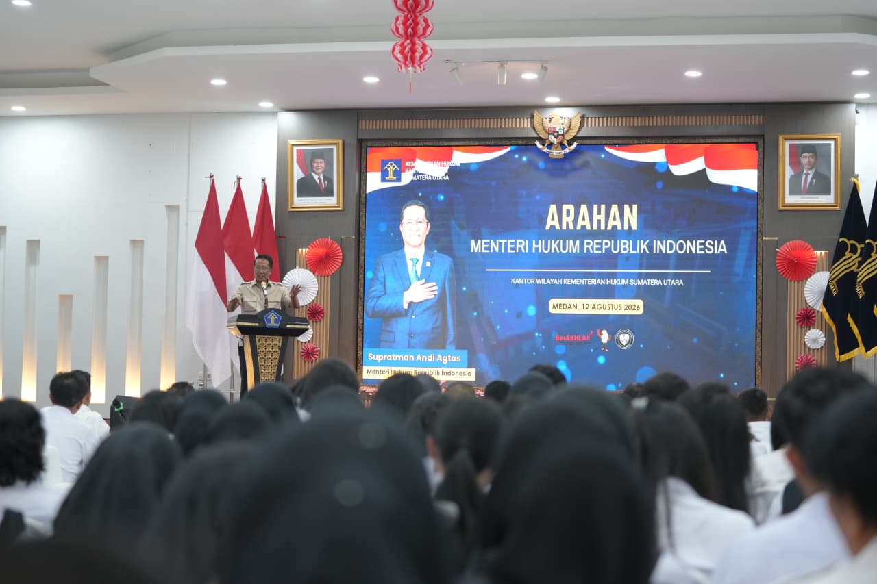 Setelah Jatim, Menkum Supratman Serahkan Pemilihan KaKanwil Sumut Lewat E-Voting 