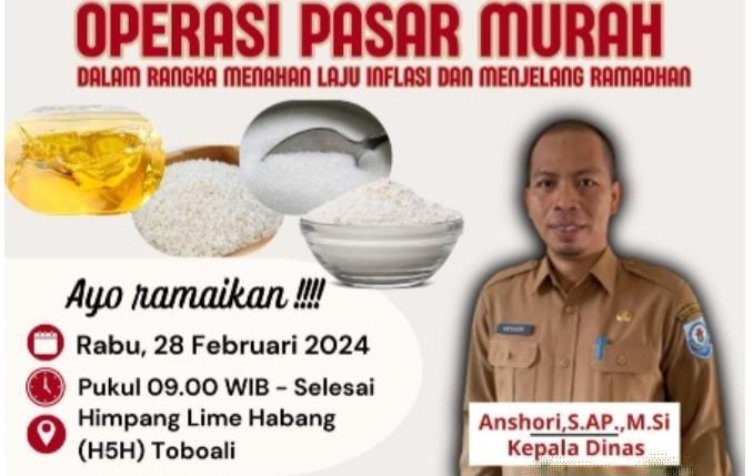 Besok Operasi Pasar Murah di Himpang 5, Pemkab Basel Siapkan 1,5 ton Beras Premium, Dijual Segini 