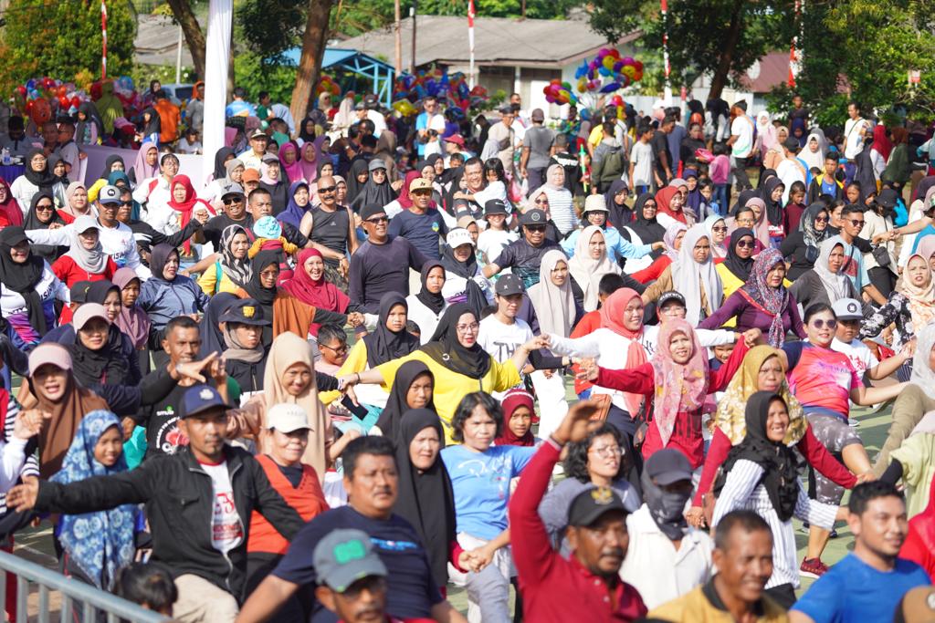 Pekan Sehat PT Timah Tbk Agenda Tahunan yang Menanti, Ribuan Warga Kundur Larut dalam Kebersamaan